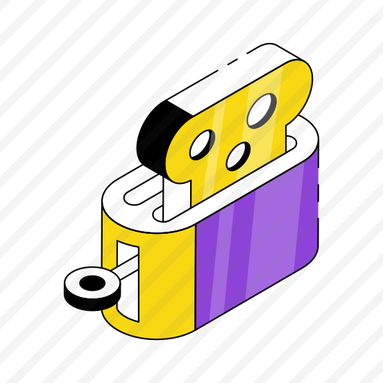 Toaster, Toast Machine, Sandwich Maker, Electronic, Kitchen Appliance  preview