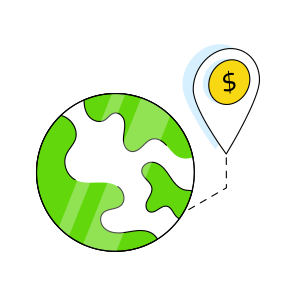 Bank Location, Global Money Location, Geolocation, Navigation, Gps icon