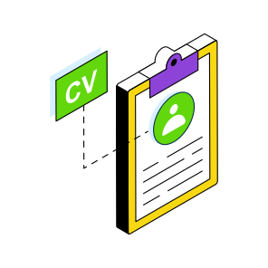 Cv, Resume, Curriculum Vitae, Job Application, Biodata  icon