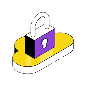 Locked Cloud, Cloud Security, Cloud Protection, Secure Cloud, Cloud Safety,  icon