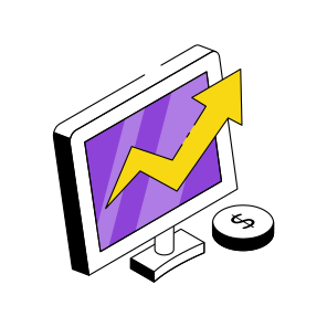 Online Data Analytics, Infographic, Statistics, Online Chart, Online Graph  icon