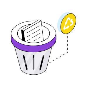 Recycle Bin, Wastebin, Dustbin, Garbage Can, Trash Bin icon