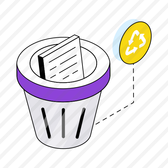 Recycle Bin, Wastebin, Dustbin, Garbage Can, Trash Bin preview