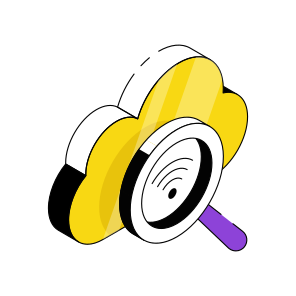 Search Cloud, Search Network, Cloud Analysis, Cloud Exploration, Find Cloud  icon