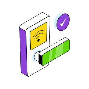 Smart Door Lock, Door Access, Door Knob, Door Handle, Rotating Knob icon