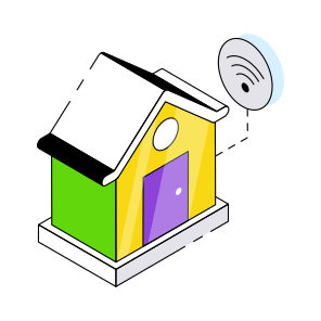 Smarthome, Smart House, Smart Building, Iot, Internet Of Things,  icon