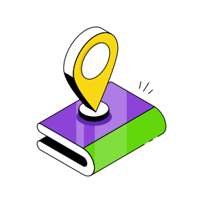 Book Tracking, Book Location, Book Direction, Gps, Destination,  icon
