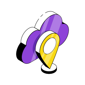 Cloud Location, Cloud Direction, Cloud Gps, Navigation, Geolocation,  icon