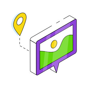 Location Chat, Location Message, Landscape, Photo, Picture  icon