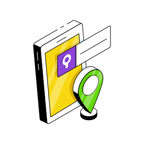 Mobile Map, Search Mobile Location, Mobile Direction, Gps, Mobile Navigation,  icon