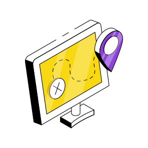 No Route, No End Point, No Direction, Gps, No Destination,  icon