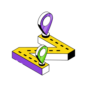 Route, End To End, Road Location, Road Direction, Road Gps icon