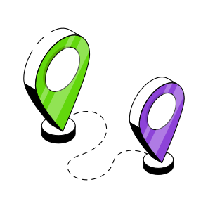 Route, Location, Direction, Gps, End To End,  icon