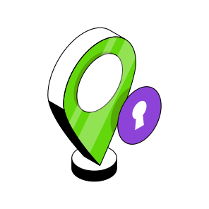 Secure Location, Secure Direction, Location Security, Location Protection, Location Safety  icon