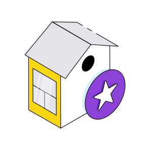 Favorite Home, Favorite House, Starred Home, Homestead, Residence  icon