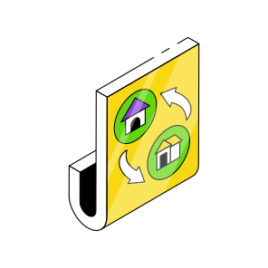 Home Exchange, House Exchange, Home Transfer, House Transfer, Property Transfer icon