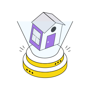 Home Hologram, House, Homestead, Accommodation, Residence icon