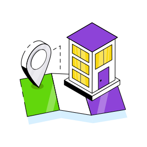 Home Location, Building Location, Home Direction, House Direction, Home Navigation icon