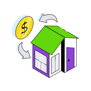 Home Payment, House Payment, Property Payment, Real Estate Payment, Cash Payment, icon