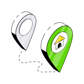 Home Route, House Location, Home Direction, House Direction, Home Navigation icon