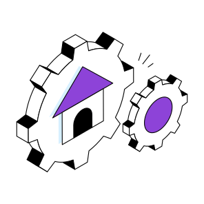 Home Setting, Home Configuration, Home Development, Home Management, Property Management  icon