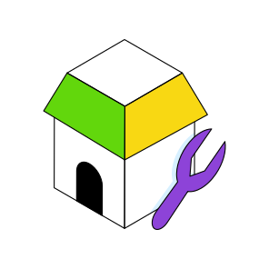 Home Setting, Home Configuration, Home Development, Home Repair, Property Repair  icon