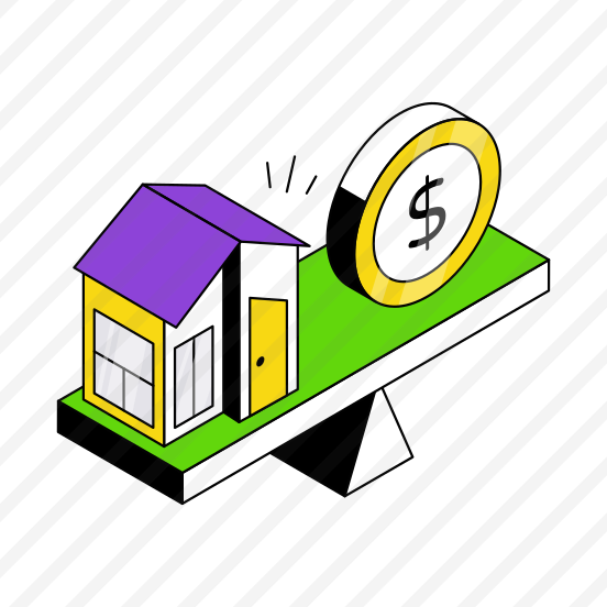 Home Vs Money, Home Balance, House Balance, Property Balance, Estate Balance  preview