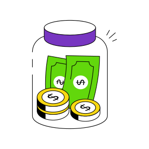 Money Jar, Money Box, Money Collection, Coins Jar, Coins Box icon