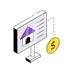 Property Board, Estate Board, House Board, Roadboard, Info Board,  icon