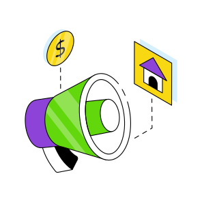 Property Promotion, Property Ad, Property Advertisement, Property Campaign, Real Estate Promotion,  icon