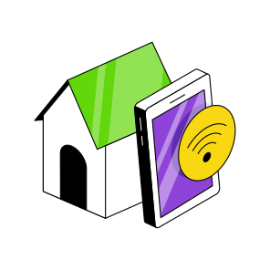 Smart Home, Smart House, Internet Of Things, Iot, Smart Building icon