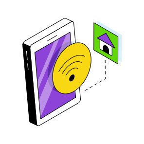 Smarthome, Smart House, Smart Building, Iot, Internet Of Things,  icon