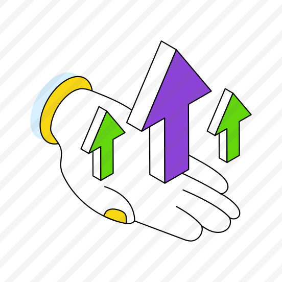 Upward Arrows, Growth Arrows, Analytics, Infographic, Station  preview