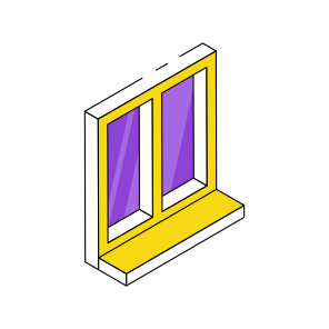 Window, Glass Pane, Window Pane, Casement, Decoration icon