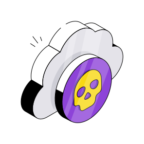 Cloud Hacking, Cloud Danger, Cloud Technology, Cloud Computing, Cloud Service  icon