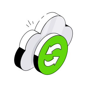 Cloud Update, Cloud Refresh, Cloud Sync, Cloud Synchronization, Cloud Reload icon