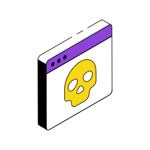 Dangerous Website, Web Hacking, Website Hacking, Dangerous Webpage, Hacking Webpage  icon