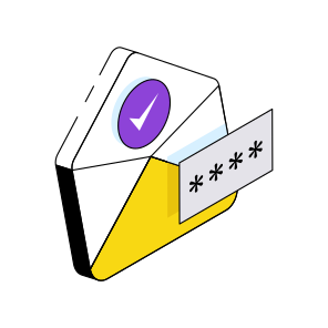 Email Password, Letter, Envelope, Email Passcode, Correspondence  icon