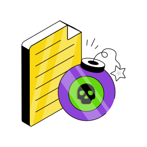 Explosive File, Dangerous File, File Format, Filetype, Document  icon