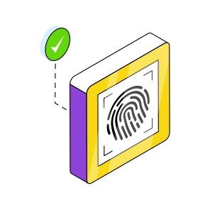 Fingerprint Scan, Fingerprint Identification, Thumbprint Scan, Thumbprint Identification, Biometry  icon