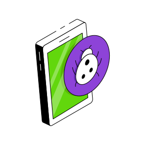 Mobile Bug, Mobile Malware, Infected Phone, Infected Mobile, Mobile Virus  icon