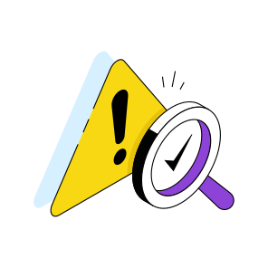 Search Error, Find Error, Error Analysis, Error Exploration, Search Problem  icon