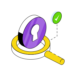 Search Lock, Find Lock, Lock Exploration, Lock Analysis, Search Security  icon