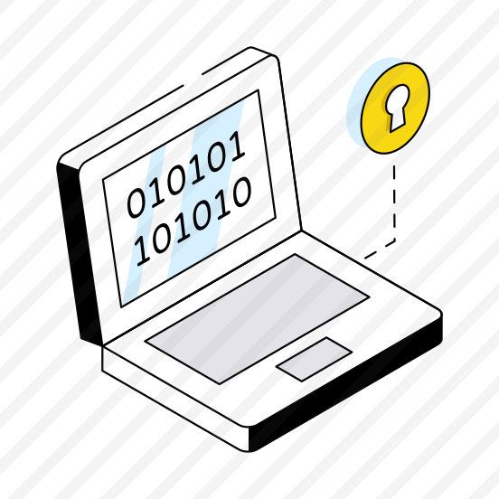 Secure Binary Data, Secure Binary Code, Digital Code, Online Coding, Numeric Code,  preview