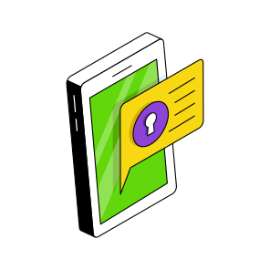 Secure Chat, Mobile Encrypted Chat, Encrypted Message, Chat Security, Chat Protection  icon