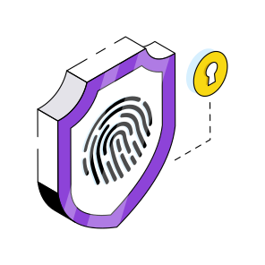 Secure Fingerprint, Secure Thumbprint, Biometric Access, Biometric Lock, Fingerprint Lock icon