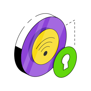 Secure Wifi, Secure Internet, Wireless Network, Broadband Connection, Wifi Security  icon