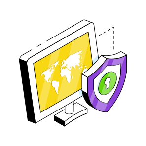 System Security, System Protection, Secure System, Computer Security, Computer Protection,  icon