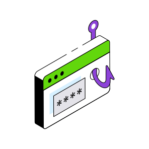 Web Password Phishing, Password Hacking, Cybercrime, Passcode Hacking, Cyberattack icon