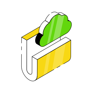 Cloud Folder, Cloud Binder, Cloud Doc, Cloud Document, Cloud Archive,  icon